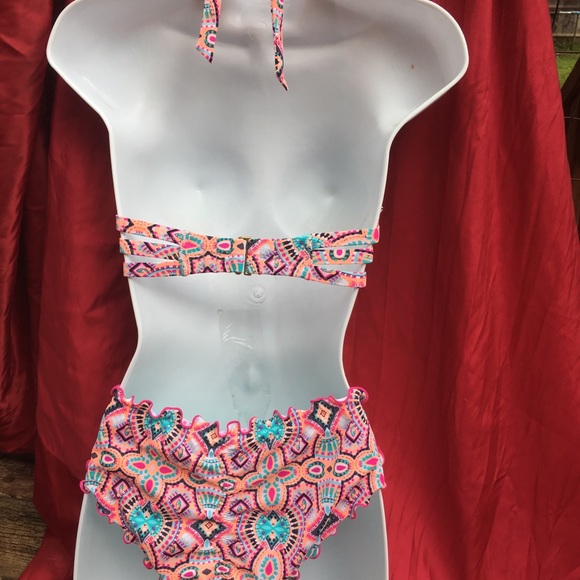 Shade & Shore Bikini swimsuit 34A and XL Bottoms - Picture 4 of 8